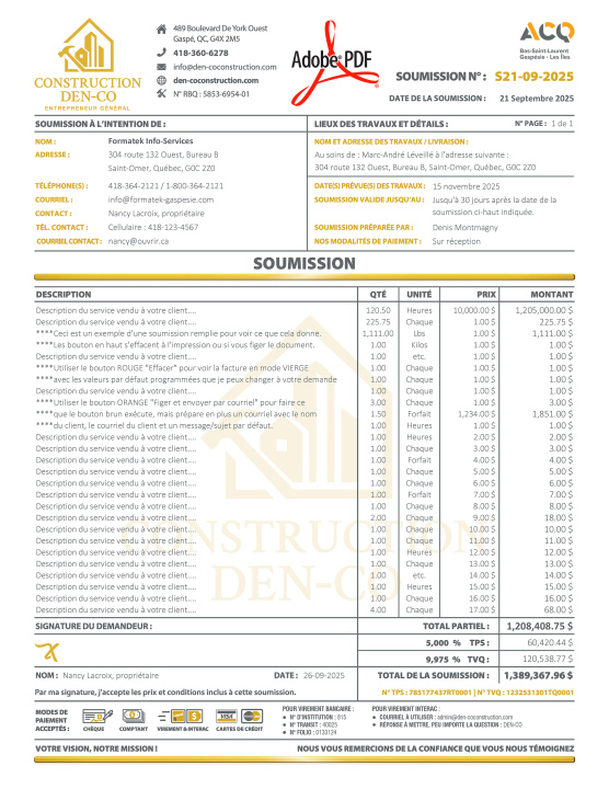 PDF | SOUMISSION | # P-M5CT14-4