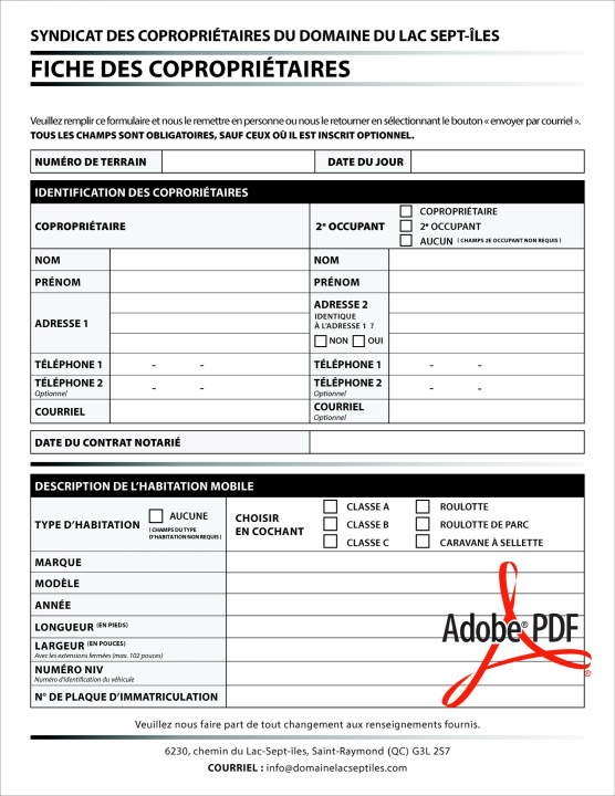 PDF | FICHE À REMPLIR | # P-M3SE02X-5