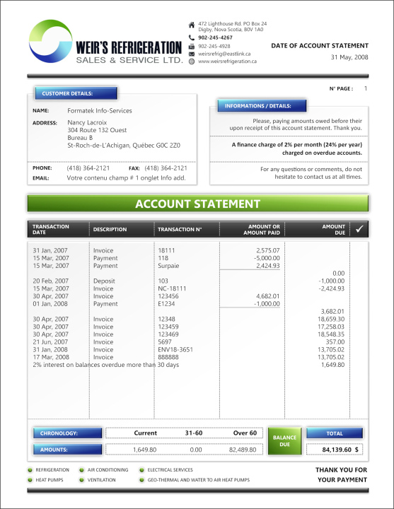 SAGE 50 | ACCOUNT STATMENT | # M1SE24-3
