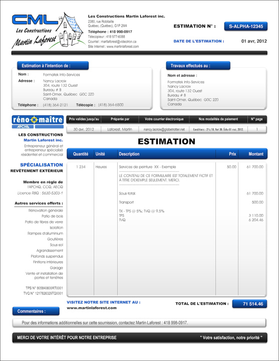 SAGE 50 | ESTIMATION | # M1CT16X-2