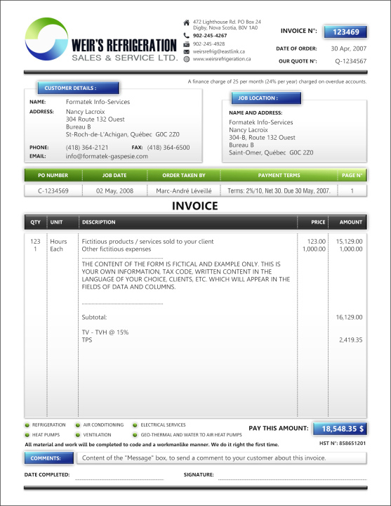 SAGE 50 | INVOICE | # M1SE24-1